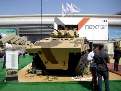 VBCI 
Photos of AFVs at the IDEX 2013 exhibition [url=http://en.wikipedia.org/wiki/V%C3%A9hicule_blind%C3%A9_de_combat_d'infanterie]VBCI on Wikipedia[/url]
