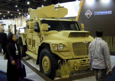 A dirty great truck 
Photos of AFVs at the IDEX 2013 exhibition 
