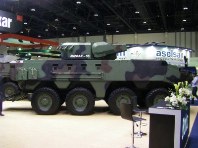 Otokar ARMA with Mizrak turret
Photos of AFVs at the IDEX 2013 exhibition 
