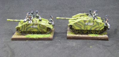 Stugs
The larger one is the new multi-part Arrowhead kit. The smaller one is an older, single piece but now discontinued version
