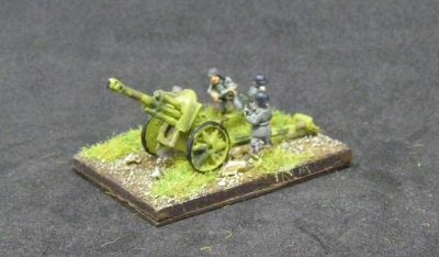 105mm infantry suppport gun & crew
Crew may be a random selection from various companies
