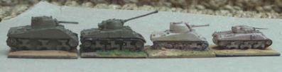 4 Shermans compared
Keywords: Compare