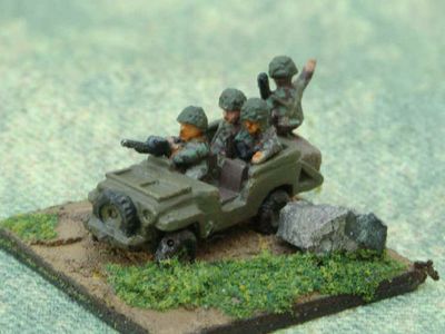 Pithead British Airborne jeep
