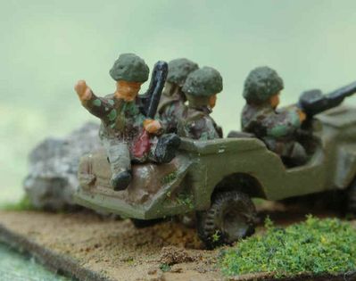 Pithead British Airborne jeep
