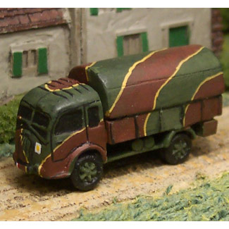 French Renault AGR
From [url=http://www.pithead-miniatures.tk/]Pithead Miniatures[/url] 5000 of these Renault AGR 4.5 ton trucks were produced in total. They served in the French army of 1940 in various roles and were later used by the Germans on the Eastern front. 
Keywords:  French German