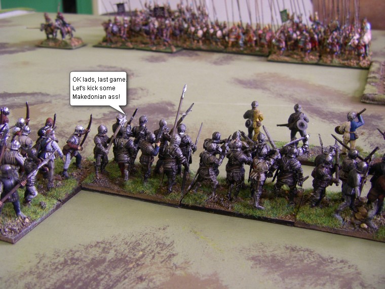 L'Art de la Guerre (ADLG), Open Theme: Condotta Italian vs Alexandrian Macedonian, 25mm and 28mm